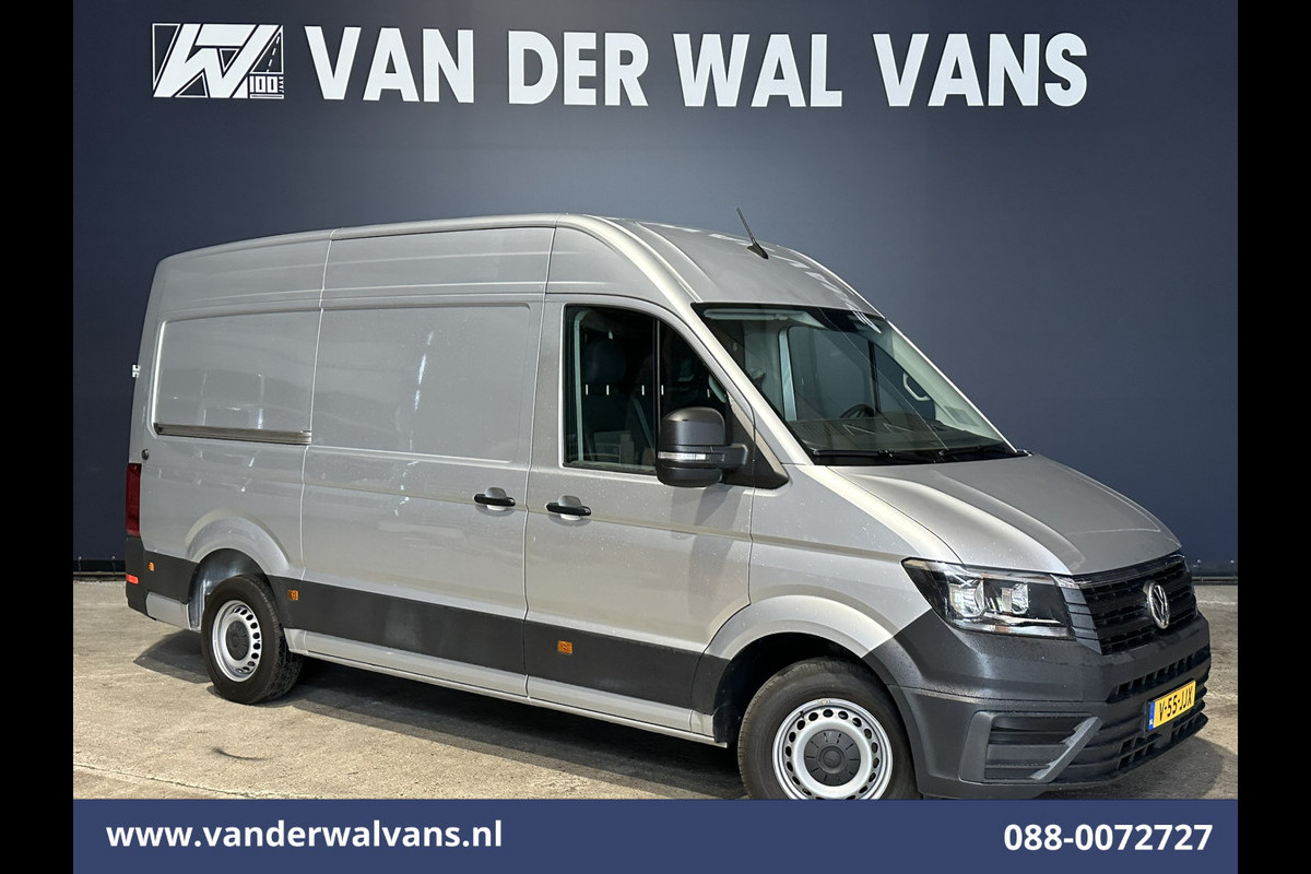 Volkswagen Crafter 2.0 TDI 140pk L3H3 L2H2 Euro6 Airco | 3000kg Trekhaak | Camera | Navigatie | Apple Carplay Android auto, Bijrijdersbank, zilver Volkswagen Crafter 2.0 TDI 140pk L3H3 L2H2 Euro6 Airco | 3000kg Trekhaak | Camera | Navigatie | Apple Carplay Android auto, Bijrijdersbank, zilver