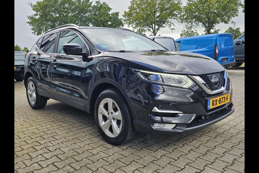 Nissan QASHQAI 1.2 Business Edition 115 pk Automaat | Led verlichting | Panoramadak | Half leder | 360 camera | Stoelverwarming | Trekhaak | Perfect onderhouden etc.