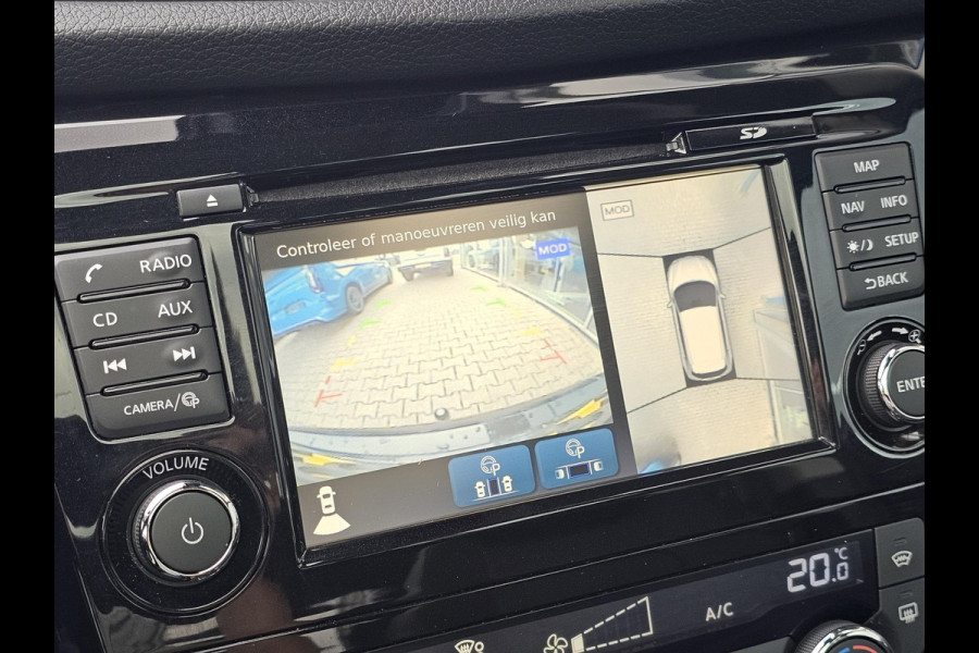 Nissan QASHQAI 1.2 Business Edition 115 pk Automaat | Led verlichting | Panoramadak | Half leder | 360 camera | Stoelverwarming | Trekhaak | Perfect onderhouden etc.