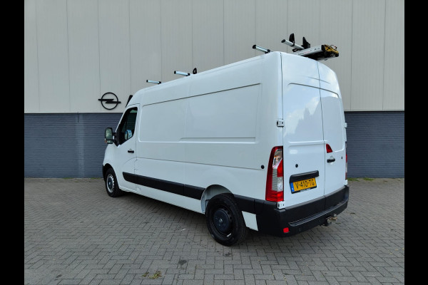 Opel Movano 2.3CDTI BiTurbo 146pk L2H2 3-Pers.Airco Cruise Trekhaak Pdc Schuifdeur ESP Bluetooth Betonplex Vloer Wandbetimmering Allesdragers EURO6 2.500KG Trekgewicht