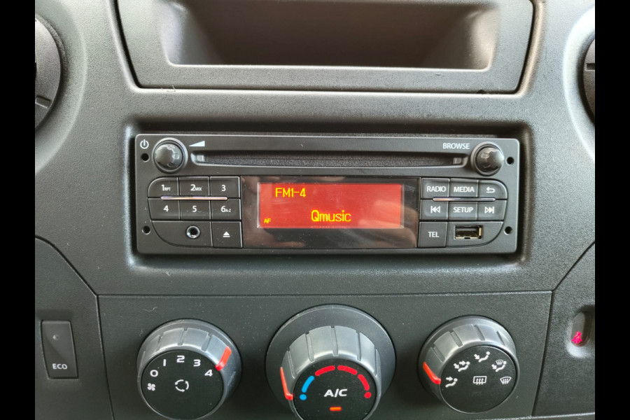 Opel Movano 2.3CDTI BiTurbo 146pk L2H2 3-Pers.Airco Cruise Trekhaak Pdc Schuifdeur ESP Bluetooth Betonplex Vloer Wandbetimmering Allesdragers EURO6 2.500KG Trekgewicht