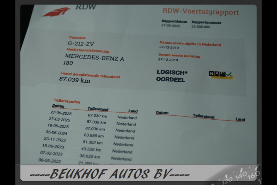 Mercedes-Benz A-Klasse 180 Business Amg Xenon Leer Nav Camera