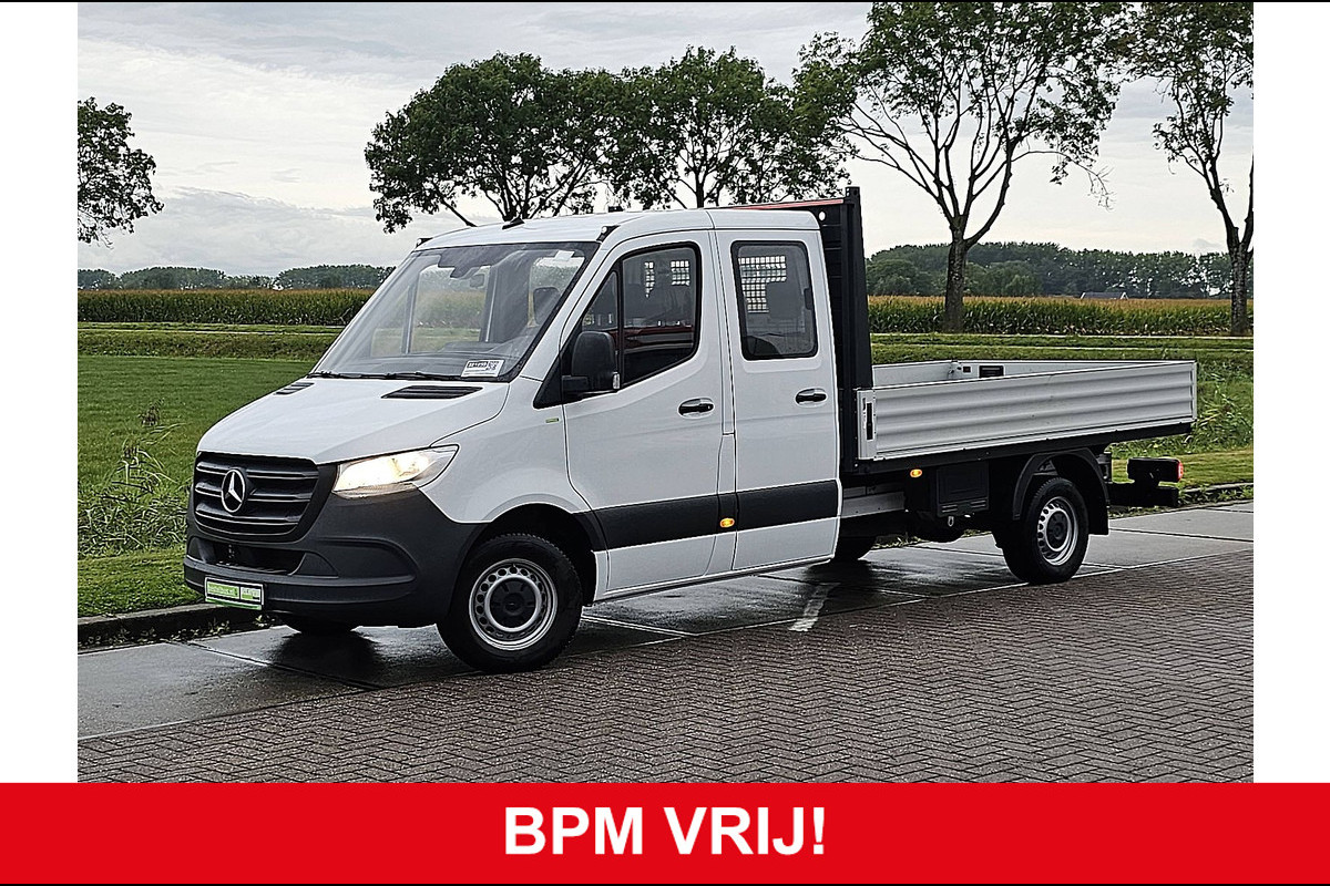 Mercedes-Benz Sprinter 315 1.9 CDI Dubbele Cabine Open-Laadbak 3.5T-Trekhaak Airco Euro6 BPM-Vrij!