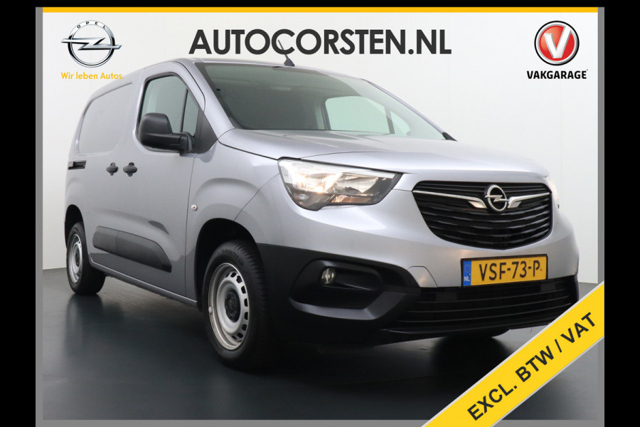 Opel Combo 1.5D 102PK L1H1 Airco Cruise Control Lichtsensor Pdc Schuifdeur Betonplex vloer Lat om Lat Betimmering Tussenwand Euro 6