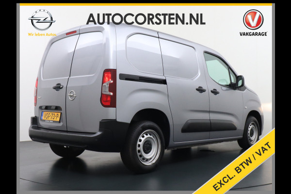 Opel Combo 1.5D 102PK L1H1 Airco Cruise Control Lichtsensor Pdc Schuifdeur Betonplex vloer Lat om Lat Betimmering Tussenwand Euro 6