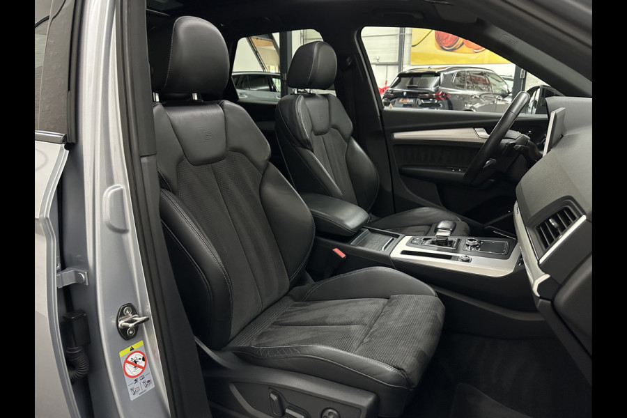 Audi Q5 SQ5 3.0 TFSI V6 | Luchtvering | 360 Camera | Panorama | ACC | B&O Sound | Head-Up | Keyless-Entry | Memory | Matrix-LED | Standkachel | ISO-Glas | Black-Optic | Autom. Parkeren | Tour-Pakket | Draadloos Laden | 3-Zone Clima |