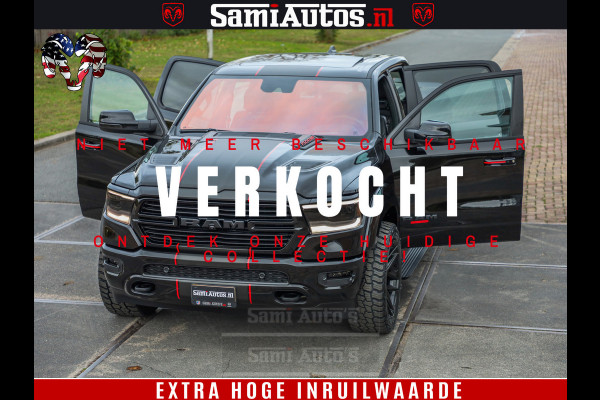 Dodge Ram 1500 GT EDITION | 5.7 HEMI V8 402PK | VIRTUAL COCKPIT | HEAD-UP | ADAPTIVE CRUISE | 360 CAMERA | TRX PACK | VOLLE UITVOERING Comfortabele Dubbele Cabine met Royale 5 Zitplaatsen | BPM vrij | Nu Leverbaar uit Voorraad | Voorraad Nr 2435
