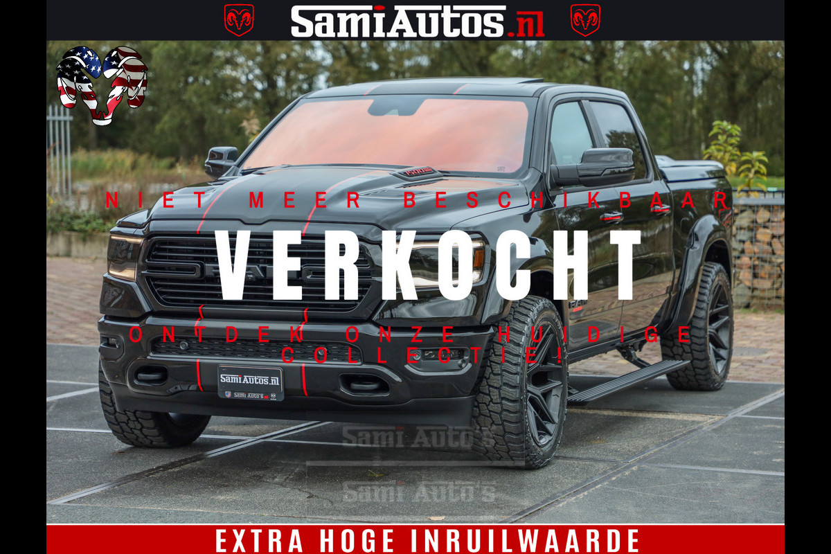 Dodge Ram 1500 GT EDITION | 5.7 HEMI V8 402PK | VIRTUAL COCKPIT | HEAD-UP | ADAPTIVE CRUISE | 360 CAMERA | TRX PACK | VOLLE UITVOERING Comfortabele Dubbele Cabine met Royale 5 Zitplaatsen | BPM vrij | Nu Leverbaar uit Voorraad | Voorraad Nr 2435 Dodge Ram 1500 GT EDITION | 5.7 HEMI V8 402PK | VIRTUAL COCKPIT | HEAD-UP | ADAPTIVE CRUISE | 360 CAMERA | TRX PACK | VOLLE UITVOERING Comfortabele Dubbele Cabine met Royale 5 Zitplaatsen | BPM vrij | Nu Leverbaar uit Voorraad | Voorraad Nr 2435
