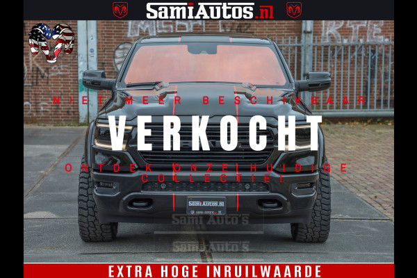 Dodge Ram 1500 GT EDITION | 5.7 HEMI V8 402PK | VIRTUAL COCKPIT | HEAD-UP | ADAPTIVE CRUISE | 360 CAMERA | TRX PACK | VOLLE UITVOERING Comfortabele Dubbele Cabine met Royale 5 Zitplaatsen | BPM vrij | Nu Leverbaar uit Voorraad | Voorraad Nr 2435
