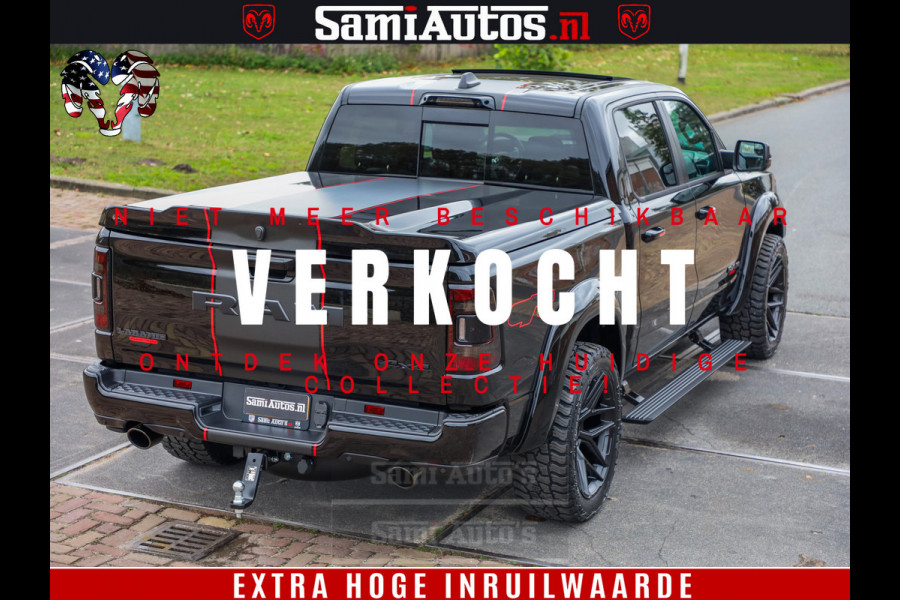 Dodge Ram 1500 GT EDITION | 5.7 HEMI V8 402PK | VIRTUAL COCKPIT | HEAD-UP | ADAPTIVE CRUISE | 360 CAMERA | TRX PACK | VOLLE UITVOERING Comfortabele Dubbele Cabine met Royale 5 Zitplaatsen | BPM vrij | Nu Leverbaar uit Voorraad | Voorraad Nr 2435