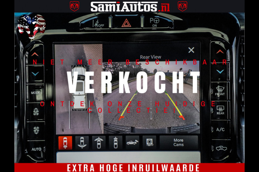 Dodge Ram 1500 GT EDITION | 5.7 HEMI V8 402PK | VIRTUAL COCKPIT | HEAD-UP | ADAPTIVE CRUISE | 360 CAMERA | TRX PACK | VOLLE UITVOERING Comfortabele Dubbele Cabine met Royale 5 Zitplaatsen | BPM vrij | Nu Leverbaar uit Voorraad | Voorraad Nr 2435