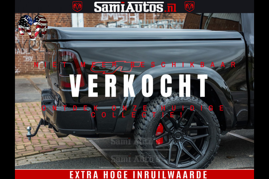Dodge Ram 1500 GT EDITION | 5.7 HEMI V8 402PK | VIRTUAL COCKPIT | HEAD-UP | ADAPTIVE CRUISE | 360 CAMERA | TRX PACK | VOLLE UITVOERING Comfortabele Dubbele Cabine met Royale 5 Zitplaatsen | BPM vrij | Nu Leverbaar uit Voorraad | Voorraad Nr 2435