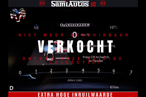 Dodge Ram 1500 GT EDITION | 5.7 HEMI V8 402PK | VIRTUAL COCKPIT | HEAD-UP | ADAPTIVE CRUISE | 360 CAMERA | TRX PACK | VOLLE UITVOERING Comfortabele Dubbele Cabine met Royale 5 Zitplaatsen | BPM vrij | Nu Leverbaar uit Voorraad | Voorraad Nr 2435