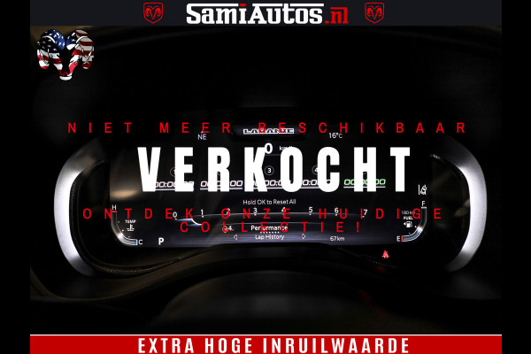 Dodge Ram 1500 GT EDITION | 5.7 HEMI V8 402PK | VIRTUAL COCKPIT | HEAD-UP | ADAPTIVE CRUISE | 360 CAMERA | TRX PACK | VOLLE UITVOERING Comfortabele Dubbele Cabine met Royale 5 Zitplaatsen | BPM vrij | Nu Leverbaar uit Voorraad | Voorraad Nr 2435