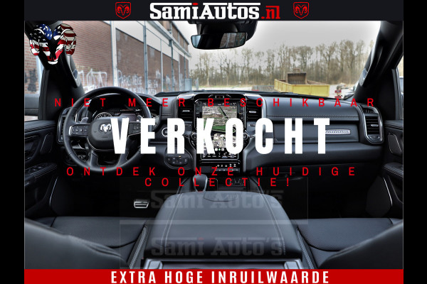 Dodge Ram 1500 GT EDITION | 5.7 HEMI V8 402PK | VIRTUAL COCKPIT | HEAD-UP | ADAPTIVE CRUISE | 360 CAMERA | TRX PACK | VOLLE UITVOERING Comfortabele Dubbele Cabine met Royale 5 Zitplaatsen | BPM vrij | Nu Leverbaar uit Voorraad | Voorraad Nr 2435
