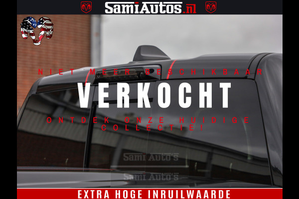 Dodge Ram 1500 GT EDITION | 5.7 HEMI V8 402PK | VIRTUAL COCKPIT | HEAD-UP | ADAPTIVE CRUISE | 360 CAMERA | TRX PACK | VOLLE UITVOERING Comfortabele Dubbele Cabine met Royale 5 Zitplaatsen | BPM vrij | Nu Leverbaar uit Voorraad | Voorraad Nr 2435