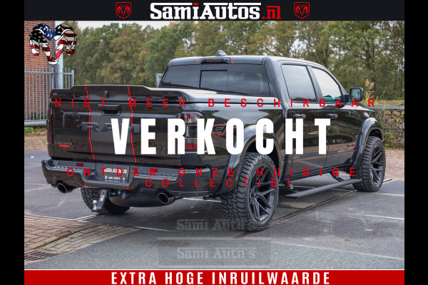 Dodge Ram 1500 GT EDITION | 5.7 HEMI V8 402PK | VIRTUAL COCKPIT | HEAD-UP | ADAPTIVE CRUISE | 360 CAMERA | TRX PACK | VOLLE UITVOERING Comfortabele Dubbele Cabine met Royale 5 Zitplaatsen | BPM vrij | Nu Leverbaar uit Voorraad | Voorraad Nr 2435