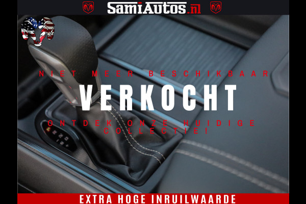 Dodge Ram 1500 GT EDITION | 5.7 HEMI V8 402PK | VIRTUAL COCKPIT | HEAD-UP | ADAPTIVE CRUISE | 360 CAMERA | TRX PACK | VOLLE UITVOERING Comfortabele Dubbele Cabine met Royale 5 Zitplaatsen | BPM vrij | Nu Leverbaar uit Voorraad | Voorraad Nr 2435