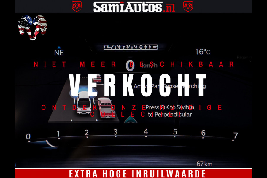 Dodge Ram 1500 GT EDITION | 5.7 HEMI V8 402PK | VIRTUAL COCKPIT | HEAD-UP | ADAPTIVE CRUISE | 360 CAMERA | TRX PACK | VOLLE UITVOERING Comfortabele Dubbele Cabine met Royale 5 Zitplaatsen | BPM vrij | Nu Leverbaar uit Voorraad | Voorraad Nr 2435