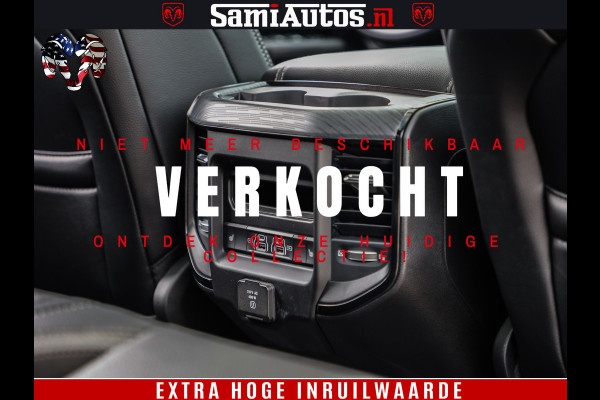 Dodge Ram 1500 GT EDITION | 5.7 HEMI V8 402PK | VIRTUAL COCKPIT | HEAD-UP | ADAPTIVE CRUISE | 360 CAMERA | TRX PACK | VOLLE UITVOERING Comfortabele Dubbele Cabine met Royale 5 Zitplaatsen | BPM vrij | Nu Leverbaar uit Voorraad | Voorraad Nr 2435