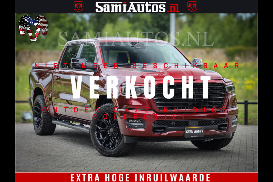 Dodge Ram 1500 Laramie Sport | 420HP 636NM | Stoere Sport en indrukwekkende kleur | Comfortabele Dubbele Cabine met Royale 5 Zitplaatsen | Nu Leverbaar uit Voorraad | Voorraad Nr 2218 - 3854