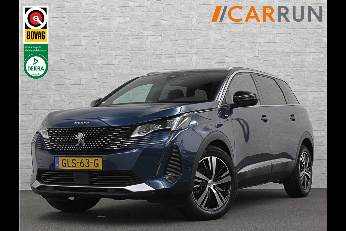 Peugeot 5008 130pk GT Line 7 Persoons | 360 Camera | ACC | Trekhaak | Isofix | Stoelverwarming | Carplay | Rijklaarprijs incl; Bovag Garantie en Afleverbeurt. | Climate Control | LED-Verlichting | Dodehoek | Sfeerverlichting | Keyless-Start |