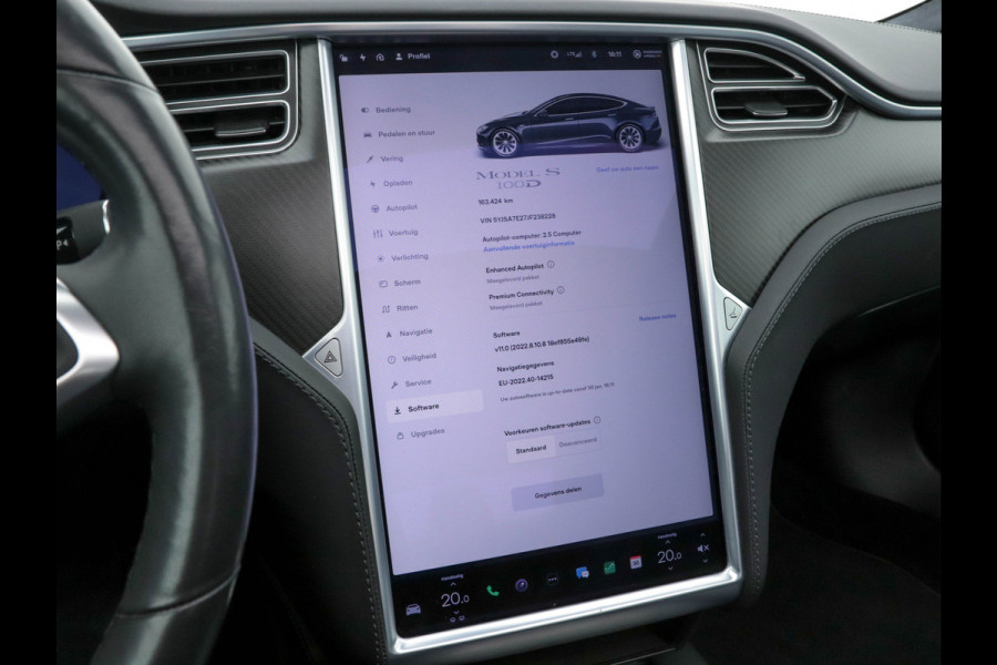 Tesla Model S 100D AWD [ 3-Fase ] (INCL-BTW) *PANO | LUXURY-LEATHER | RECARO-SPORTSEATS |  FULL-LED | DIGI-COCKPIT | SURROUND-VIEW | AUTO-PILOT | AIR-SUSPENSION |  KEYLESS | CRUISE | SPORT-SEATS | CCS-SNELLADER | CARBON-INLAY