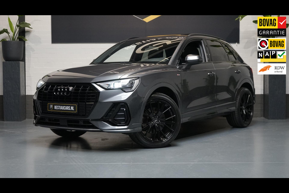 Audi Q3 40 TFSI Quattro 3x S-Line Black Optik AUTOMAAT-BANG OLUFSEN-NAVIGATIE-PANORAMA-TREKHAAK