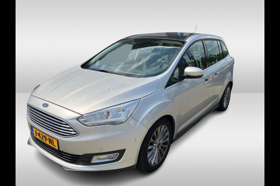 Ford Grand C-Max 1.0 Titanium 7p. / Panoramadak / Camera / Navigatie / 17'' / Parkeerhulp V+A / Cruise Control