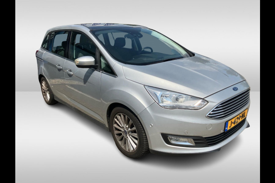 Ford Grand C-Max 1.0 Titanium 7p. / Panoramadak / Camera / Navigatie / 17'' / Parkeerhulp V+A / Cruise Control