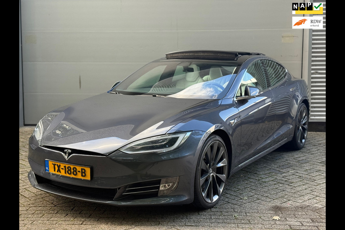 Tesla Model S 100D AWD Dual l Pano l Autopilot l Camera l Turbine l 1ste Eigenaar l Carbon I ZGST l