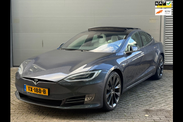 Tesla Model S 100D AWD Dual l Pano l Autopilot l Camera l Turbine l 1ste Eigenaar l Carbon I ZGST l