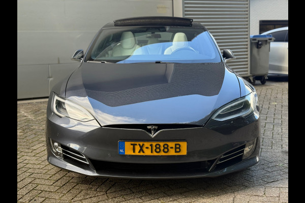 Tesla Model S 100D AWD Dual l Pano l Autopilot l Camera l Turbine l 1ste Eigenaar l Carbon I ZGST l