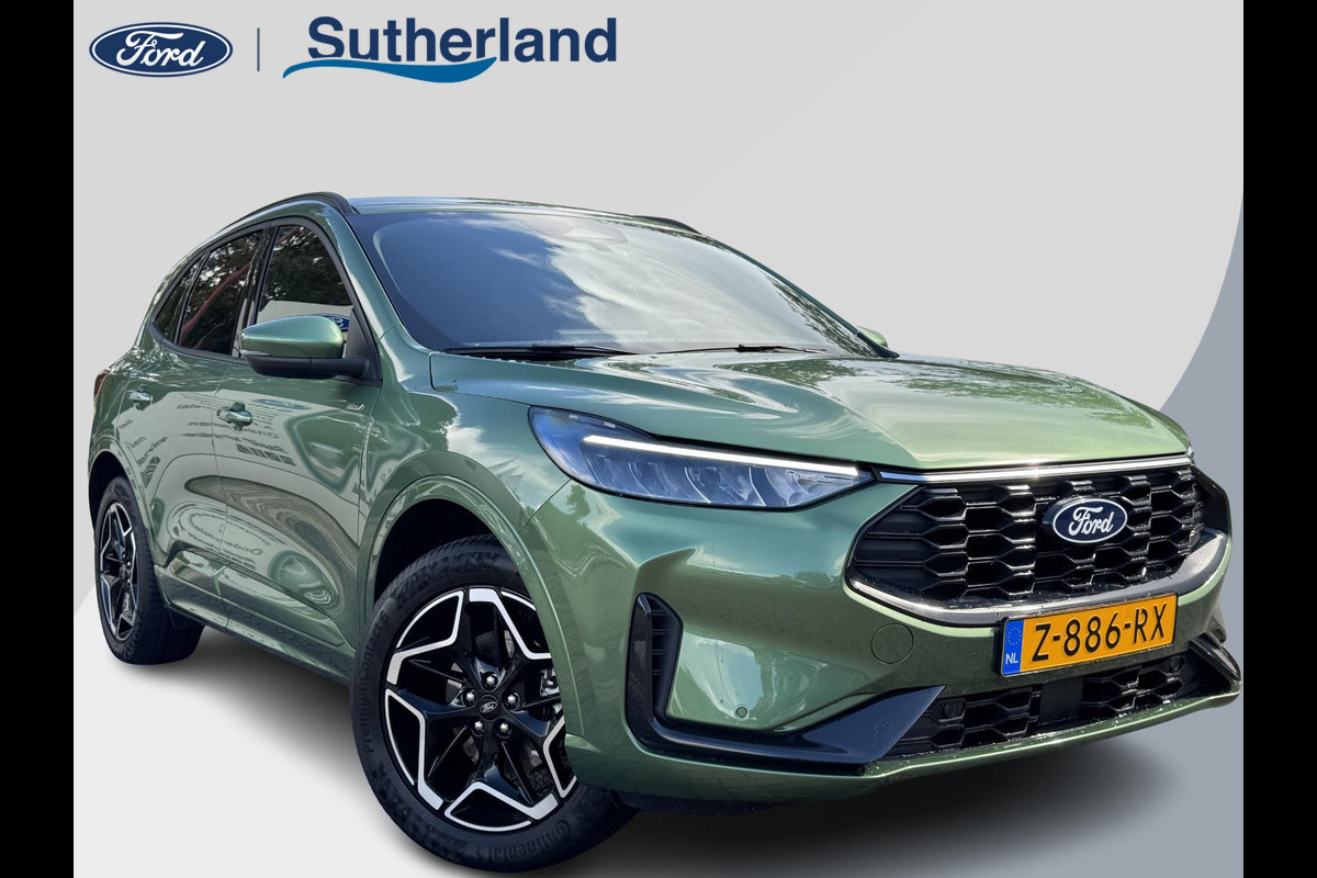 Ford Kuga 2.5 PHEV ST-Line 242pk Wegklapbare Trekhaak | Winterpack | Bursting Green | 19 inch Velgen | 2.100kg Trekgewicht | 1e Eigenaar Ford Kuga 2.5 PHEV ST-Line 242pk Wegklapbare Trekhaak | Winterpack | Bursting Green | 19 inch Velgen | 2.100kg Trekgewicht | 1e Eigenaar