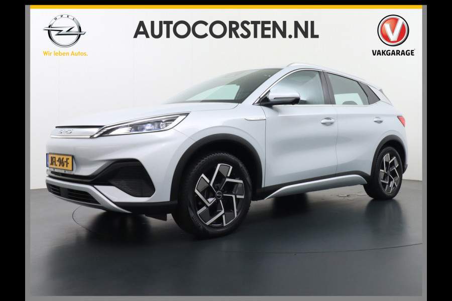 BYD ATTO 3 Design 60kWh Warmtepomp Apple Carplay Android Auto 360°Camera Panoramadak Adaptieve Cruise Control Verkeersbord detectie WiFi Warmtepomp DAB Led Rijstrooksensor Fabrieksgarantie tot 31-7-2029/150.000km Garantie op de tractiebatterij tot 31-7-2031/200.000km
