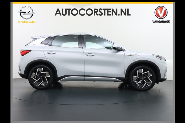 BYD ATTO 3 Design 60kWh Warmtepomp Apple Carplay Android Auto 360°Camera Panoramadak Adaptieve Cruise Control Verkeersbord detectie WiFi Warmtepomp DAB Led Rijstrooksensor Fabrieksgarantie tot 31-7-2029/150.000km Garantie op de tractiebatterij tot 31-7-2031/200.000km