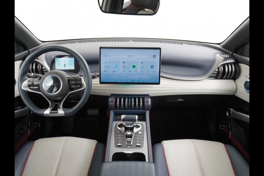 BYD ATTO 3 Design 60kWh Warmtepomp Apple Carplay Android Auto 360°Camera Panoramadak Adaptieve Cruise Control Verkeersbord detectie WiFi Warmtepomp DAB Led Rijstrooksensor Fabrieksgarantie tot 31-7-2029/150.000km Garantie op de tractiebatterij tot 31-7-2031/200.000km