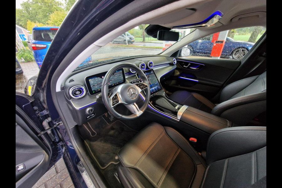 Mercedes-Benz C-Klasse Estate 180 Luxury Line|Trekhaak|LED|Leder|360'Camera|Carplay|Memory stoelen|