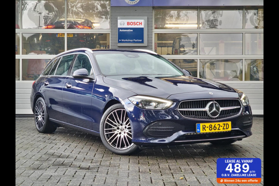 Mercedes-Benz C-Klasse Estate 180 Luxury Line|Trekhaak|LED|Leder|360'Camera|Carplay|Memory stoelen|