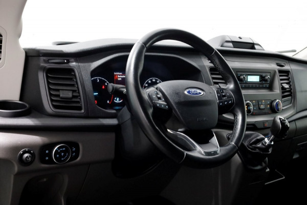 Ford Transit 350 2.0 TDCI 130pk 4x4 L3H1 Trend D.C. Open laadbak met huif 06-2021