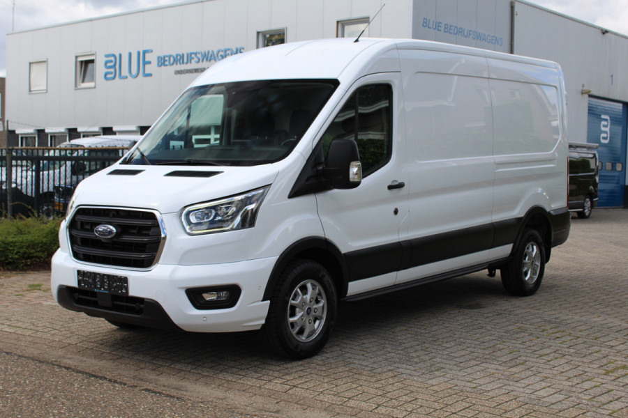 Ford Transit 350 2.0 TDCI 125KW Euro6 Automaat L3H2 Trend RWD ✓ 3-zits ✓ navigatie / camera ✓ airco
