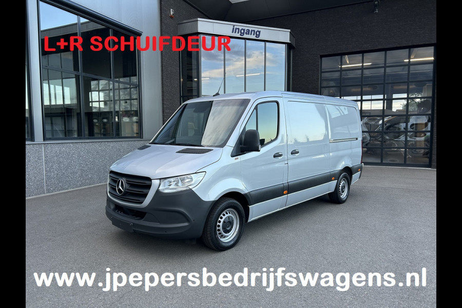 Mercedes-Benz Sprinter 316 CDI L2 H1 Automaat / L+R Schuifdeur / Trekhaak / MBUX / Camera / Carplay navigatie / 270 Graden achterdeuren