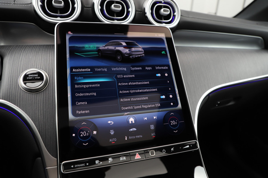 Mercedes-Benz GLC 300e AMG 4-Matic | 313PK | Pano | Massage | Keyles-go | Sfeerverlichting | Memory | Distronic+ | Stoelventilatie | Air-balance |