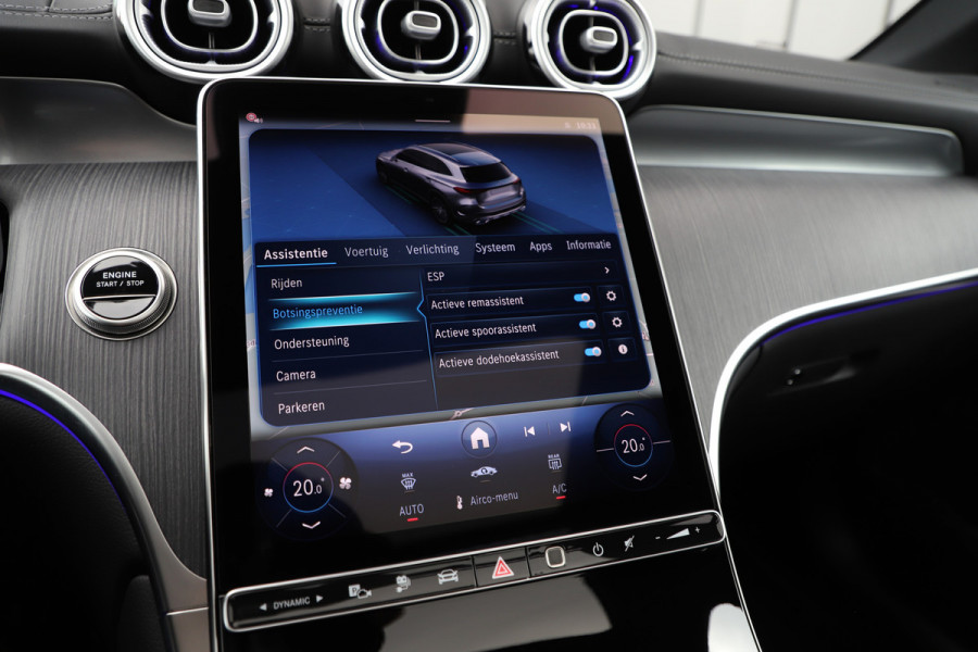 Mercedes-Benz GLC 300e AMG 4-Matic | 313PK | Pano | Massage | Keyles-go | Sfeerverlichting | Memory | Distronic+ | Stoelventilatie | Air-balance |