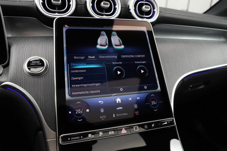 Mercedes-Benz GLC 300e AMG 4-Matic | 313PK | Pano | Massage | Keyles-go | Sfeerverlichting | Memory | Distronic+ | Stoelventilatie | Air-balance |