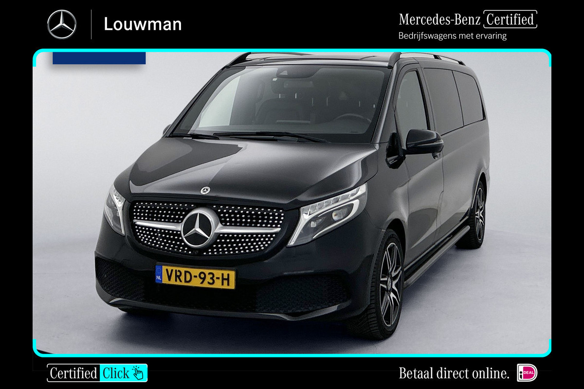Mercedes-Benz V-Klasse 300d Extra Lang DC Avantgarde Edition Airmatic Luchtvering Memory seats Dubbele cabine Adaptieve cruise control Leder Navigatie Mercedes-Benz V-Klasse 300d Extra Lang DC Avantgarde Edition Airmatic Luchtvering Memory seats Dubbele cabine Adaptieve cruise control Leder Navigatie