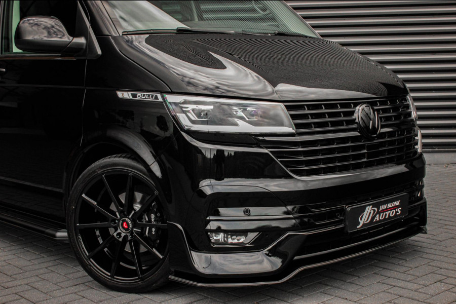 Volkswagen Transporter 2.0 TDI L2H1 150PK BULLI DC DUBBEL CABINE / LEIGHTONVANS BODYKIT / FULL OPTINS / LEDER / FULL BLACK / APPLE