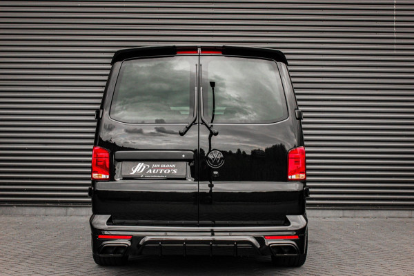 Volkswagen Transporter 2.0 TDI L2H1 150PK BULLI DC DUBBEL CABINE / LEIGHTONVANS BODYKIT / FULL OPTINS / LEDER / FULL BLACK / APPLE