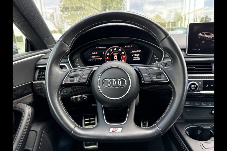 Audi A5 Coupé 3.0 TFSI S5 quattro Pro Line Plus | Carbon | 20'' | Massage | B&O | HUD | ACC | 360 Cam.