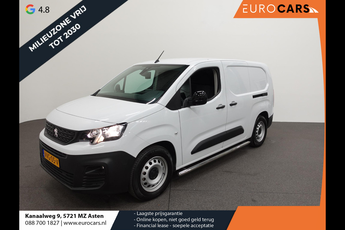 Peugeot e-Partner Premium Long 50 kWh L2 Airco Cruise Control Navi 2X schuifdeur side-bars 2-zits Peugeot e-Partner Premium Long 50 kWh L2 Airco Cruise Control Navi 2X schuifdeur side-bars 2-zits